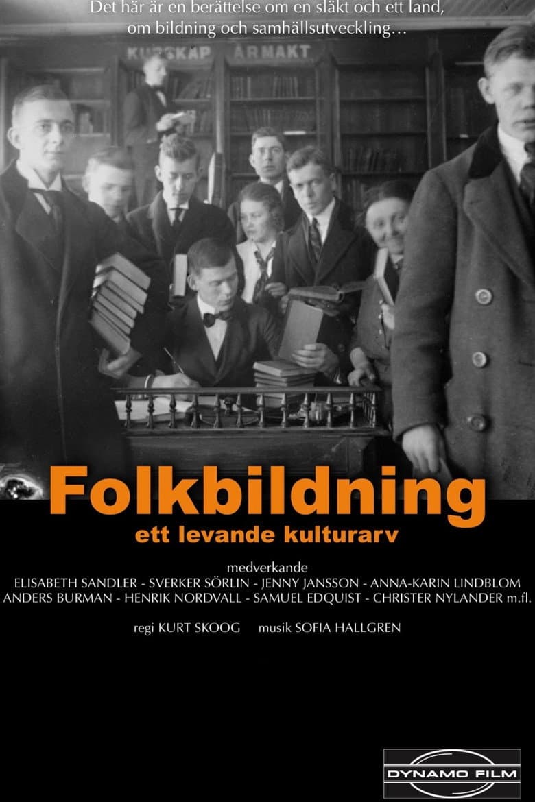 Folkbildning - ett levande kulturarv poster
