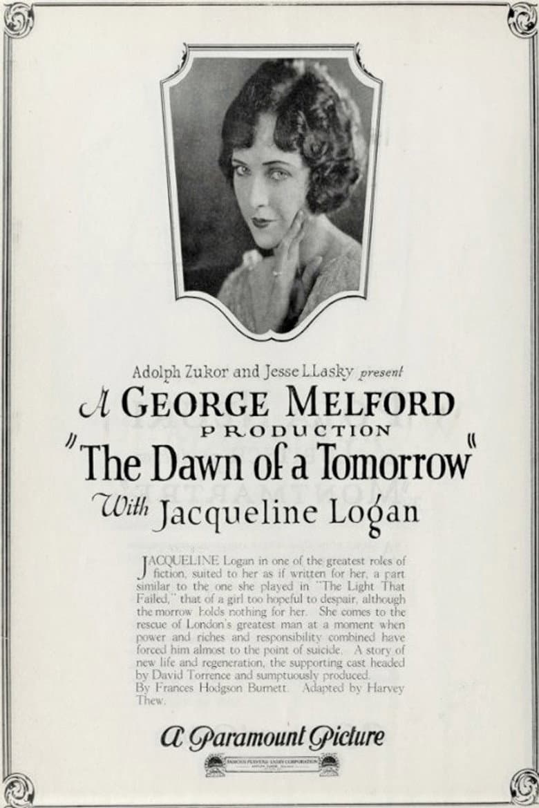 The Dawn of a Tomorrow poster