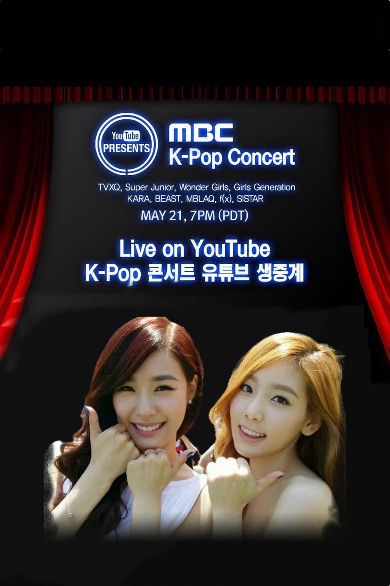 YouTube Presents MBC K-Pop Concert 2012 poster