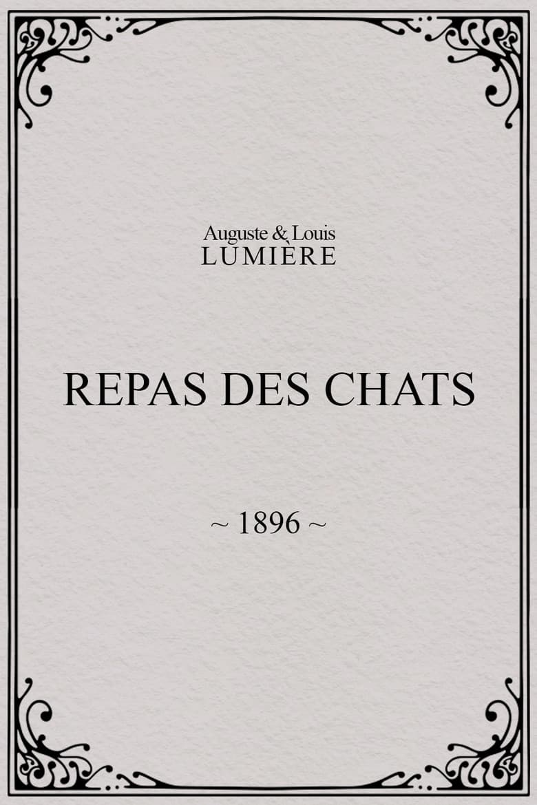 Repas des chats poster