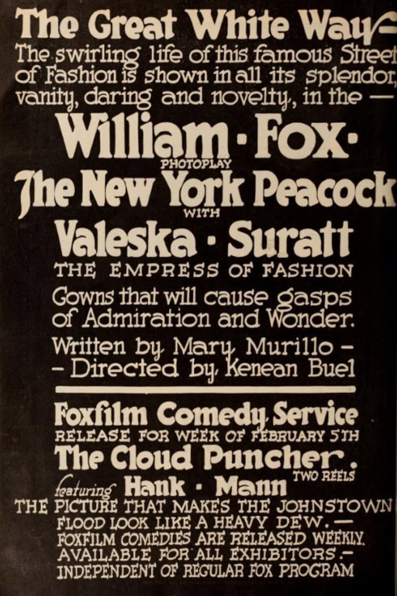 The New York Peacock poster