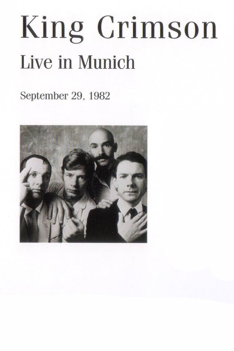 King Crimson: Live in Munich, 1982 poster