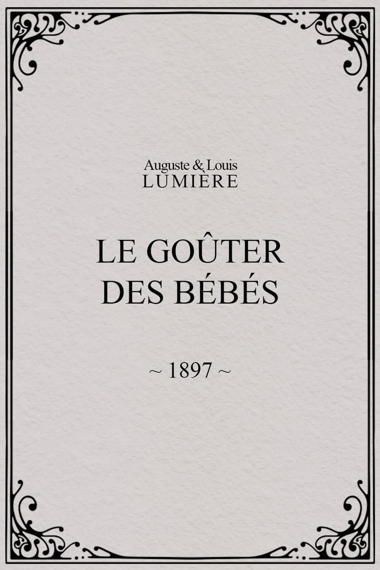 Le goûter des bébés poster