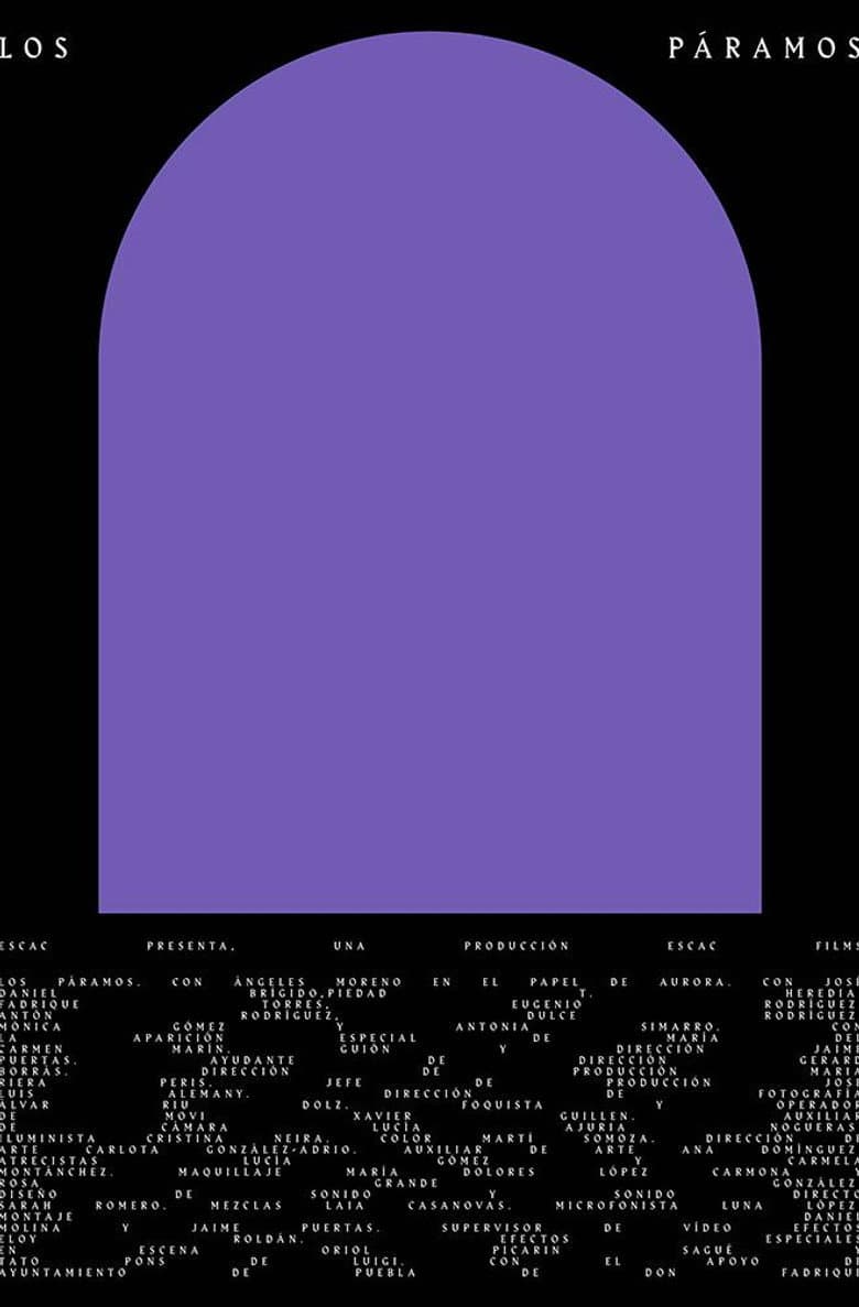 Los páramos poster