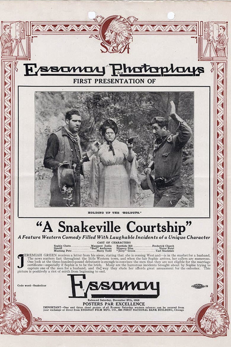 A Snakeville Courtship poster