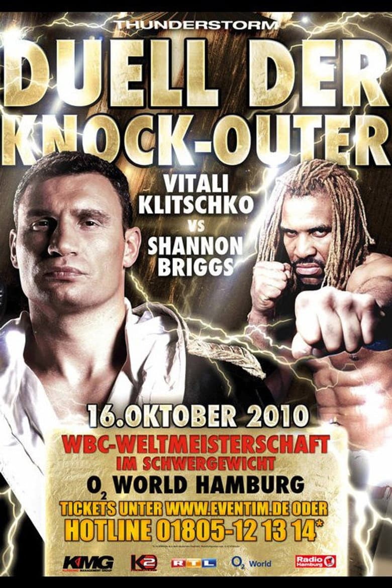 Vitali Klitschko vs. Shannon Briggs poster