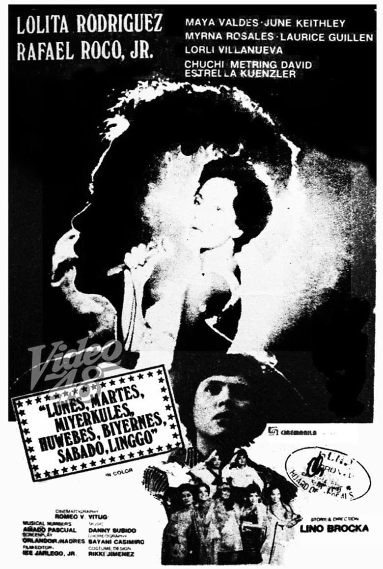 Monday, Tuesday, Wednesday, Thursday, Friday, Saturday, Sunday poster