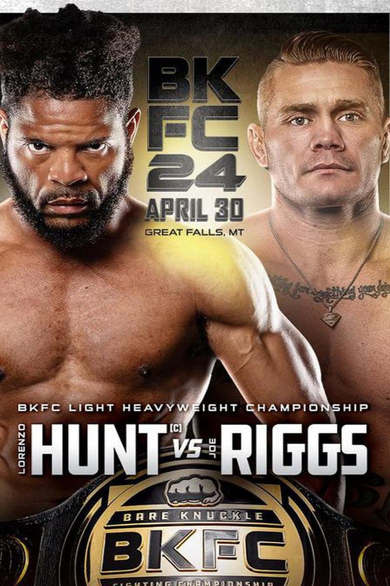 BKFC 24: Hunt vs Riggs poster