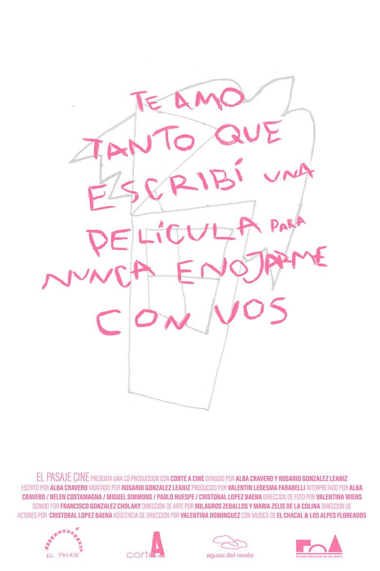 I Love You So Much That I Wrote a Movie to Never Get Upset with You poster