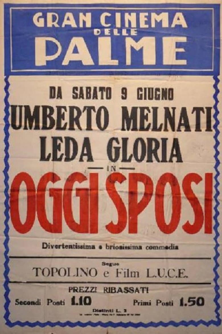 Oggi sposi poster
