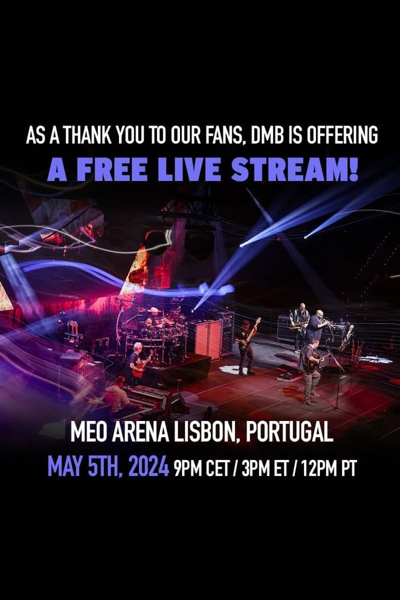 Dave Matthews Band - Live in Lisbon, Portugal poster