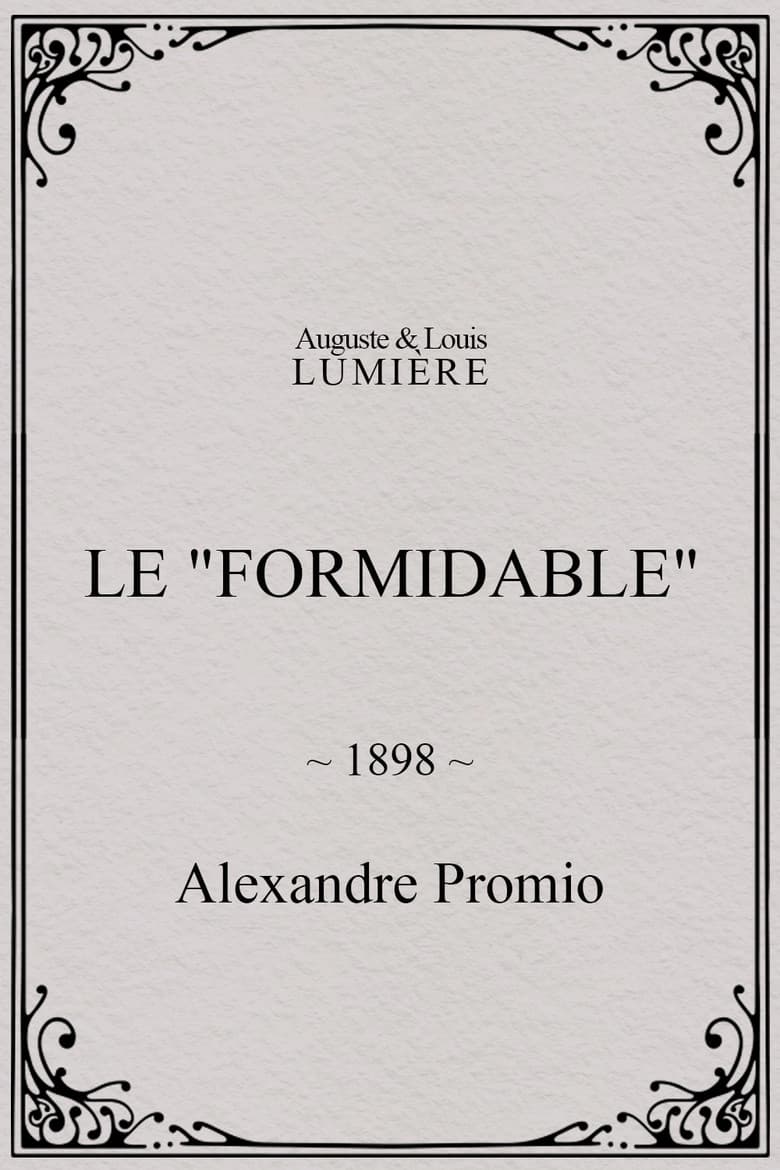 Le "Formidable" poster