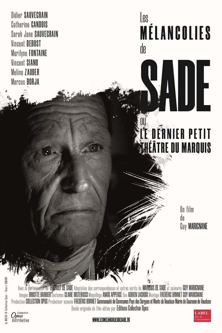Les mélancolies de Sade poster
