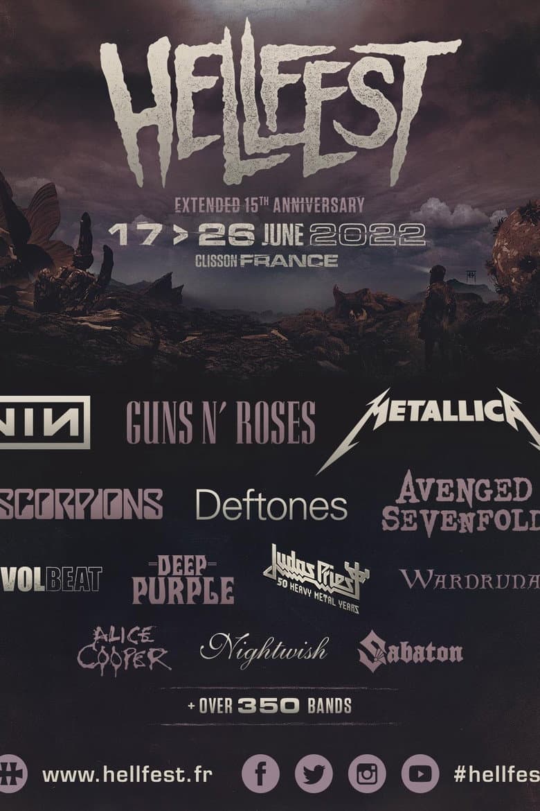 Nightwish: Live at Hellfest 2022 poster