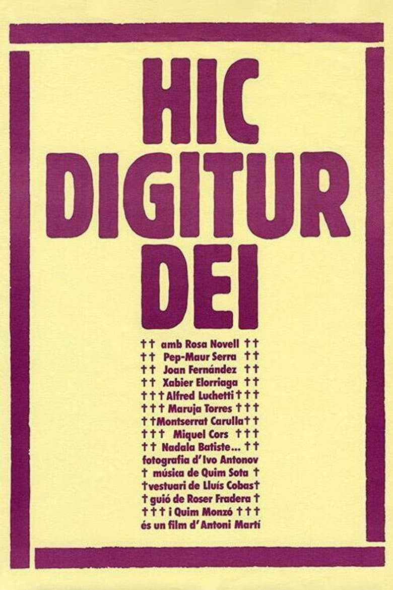 Hic Digitur Dei poster