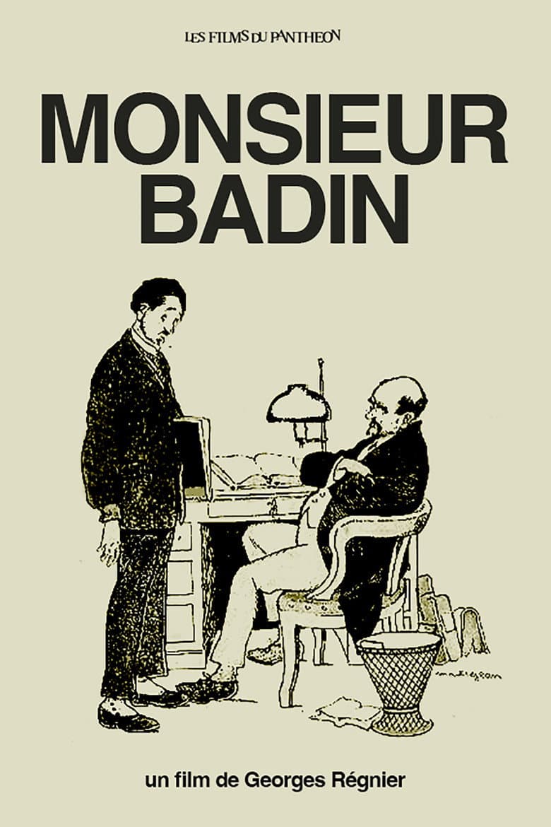 Monsieur Badin poster