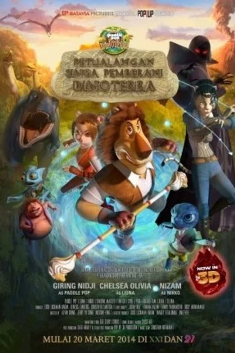 Petualangan Singa Pemberani Dinoterra poster