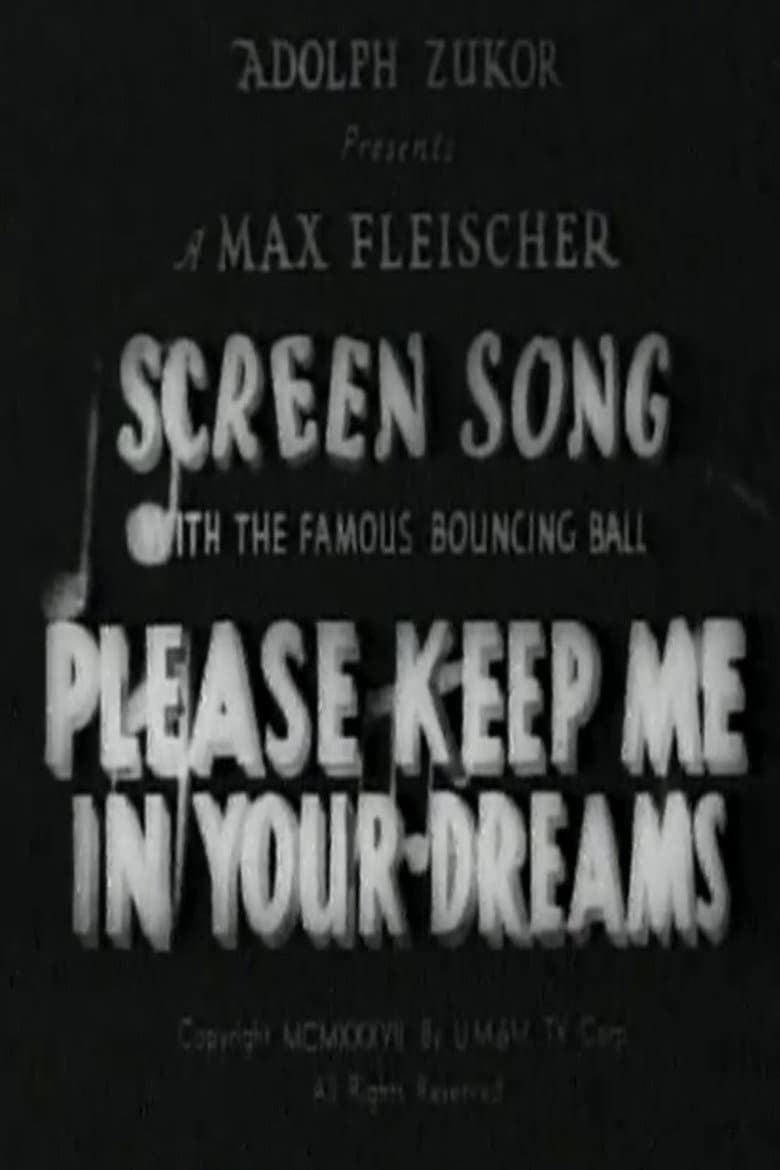Please Keep Me in Your Dreams poster