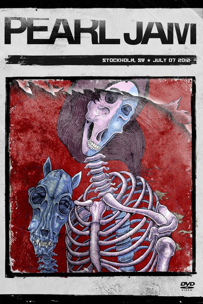 Pearl Jam: Stockholm 2012 poster