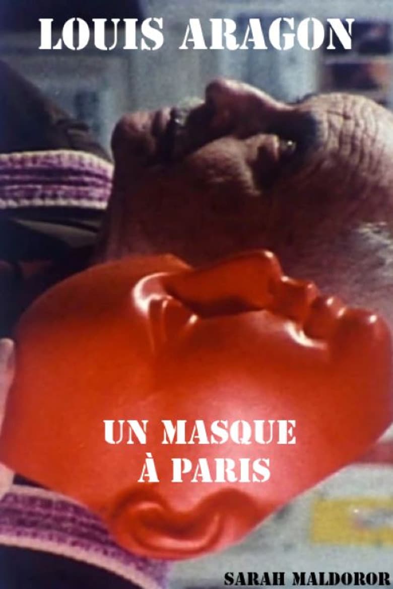 Louis Aragon, a mask in Paris poster