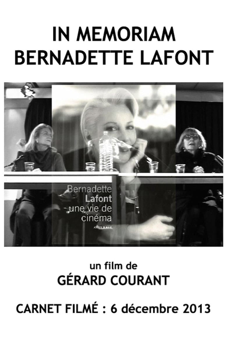 In Memoriam Bernadette Lafont poster