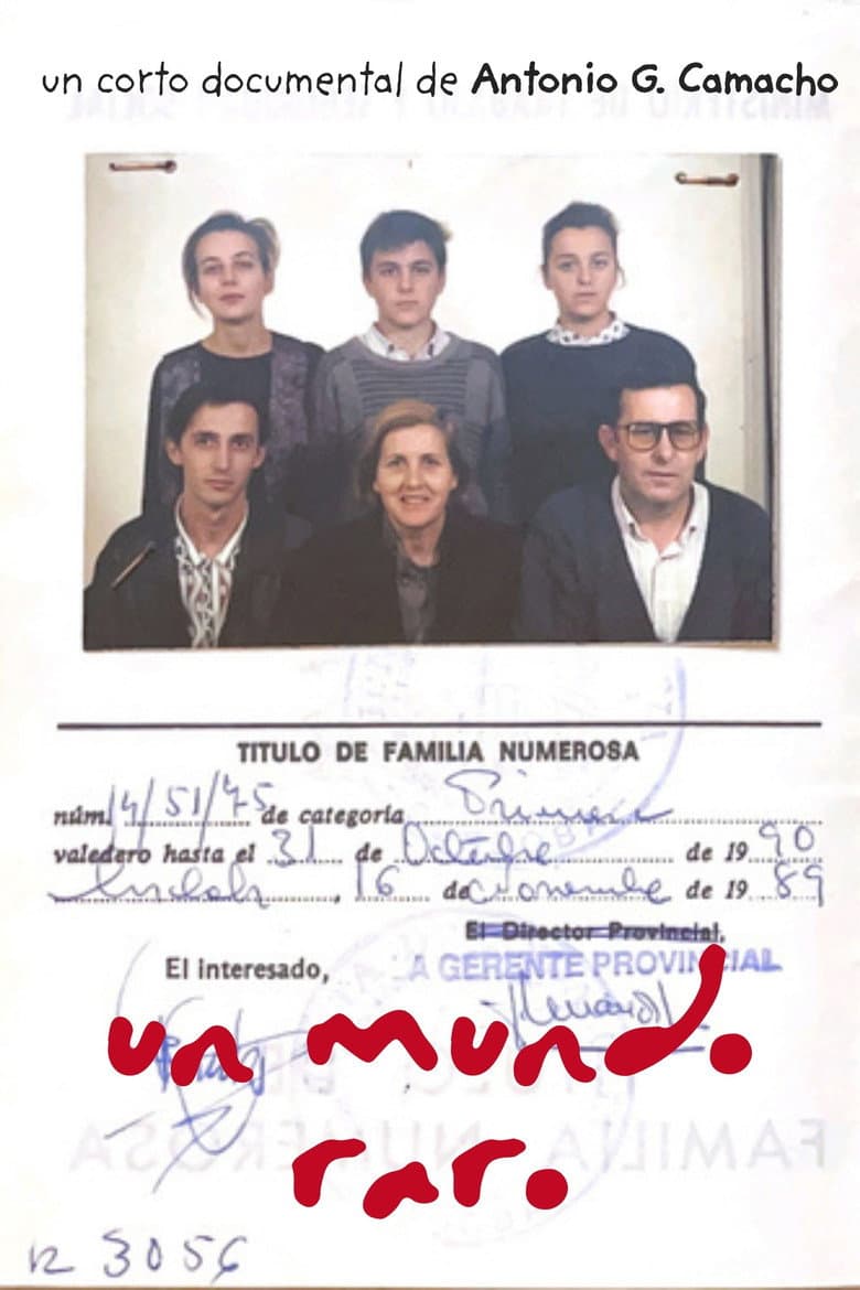 Un mundo raro poster