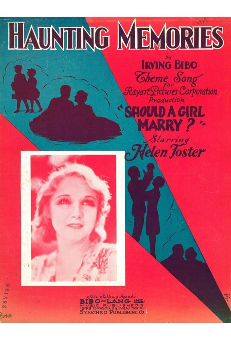 Should a Girl Marry? poster