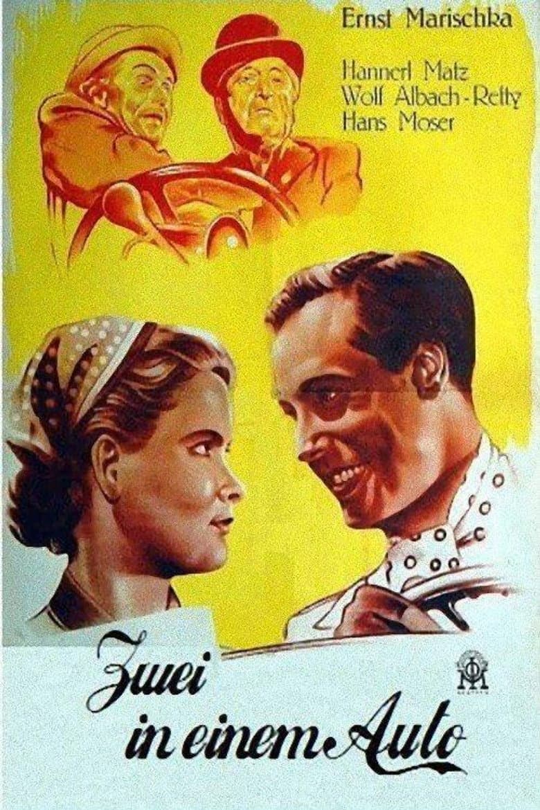 Zwei in einem Auto poster