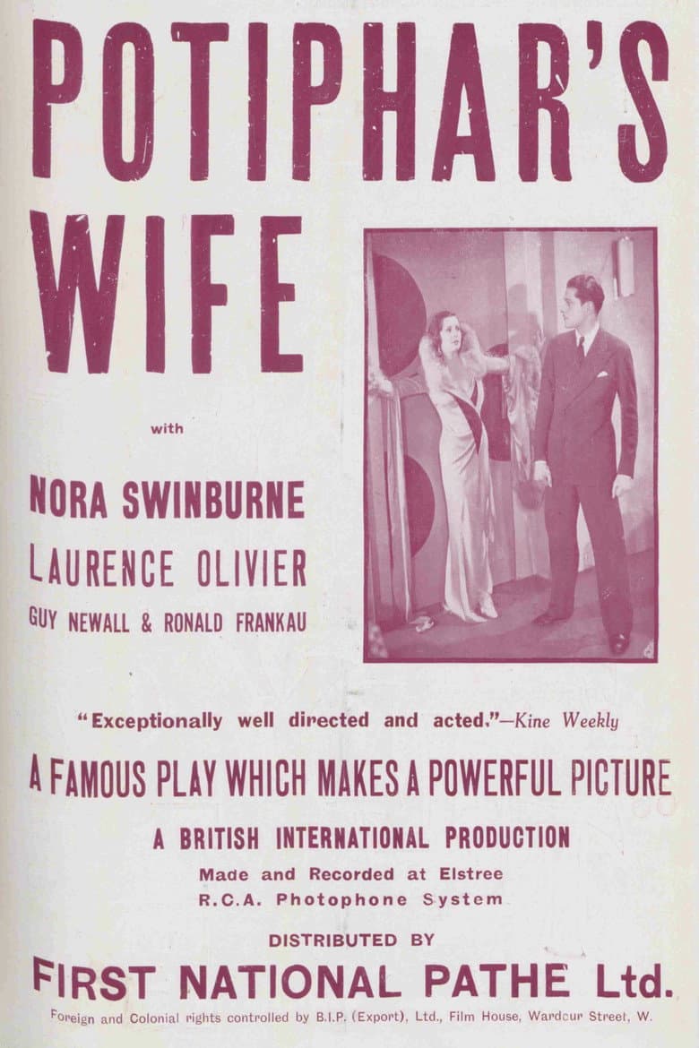 Potiphar's Wife poster