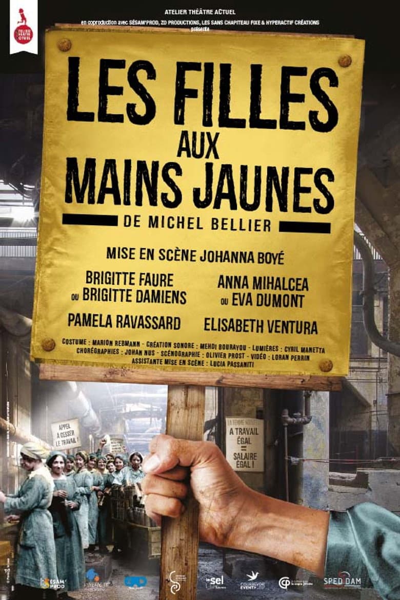 Les Filles Aux Mains Jaunes poster