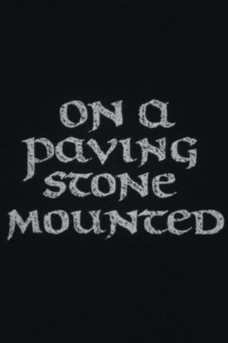 On a Paving Stone Mounted poster