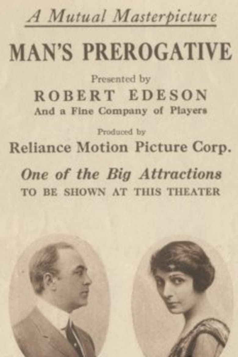 Man's Prerogative poster