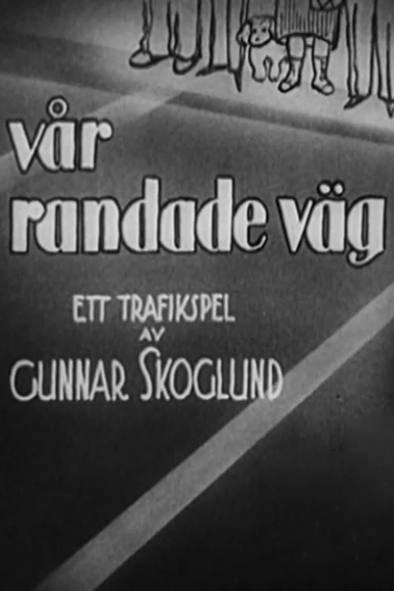 Vår randade väg poster
