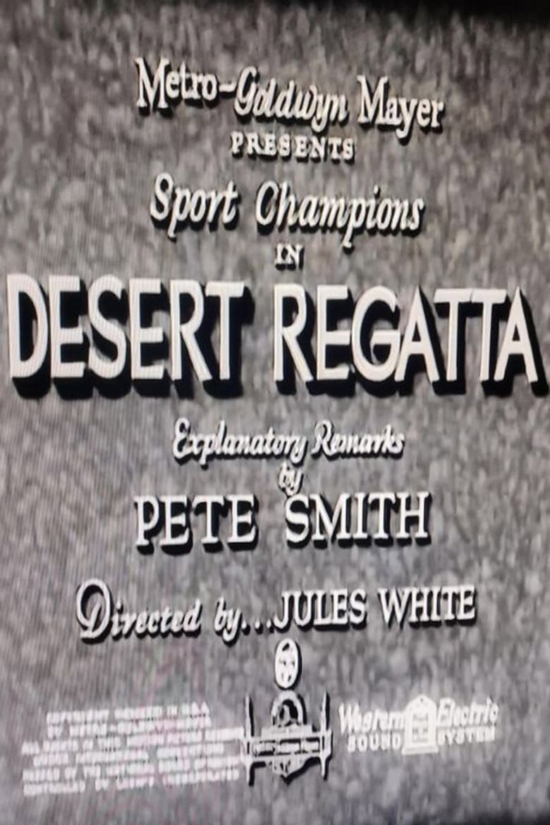 Desert Regatta poster