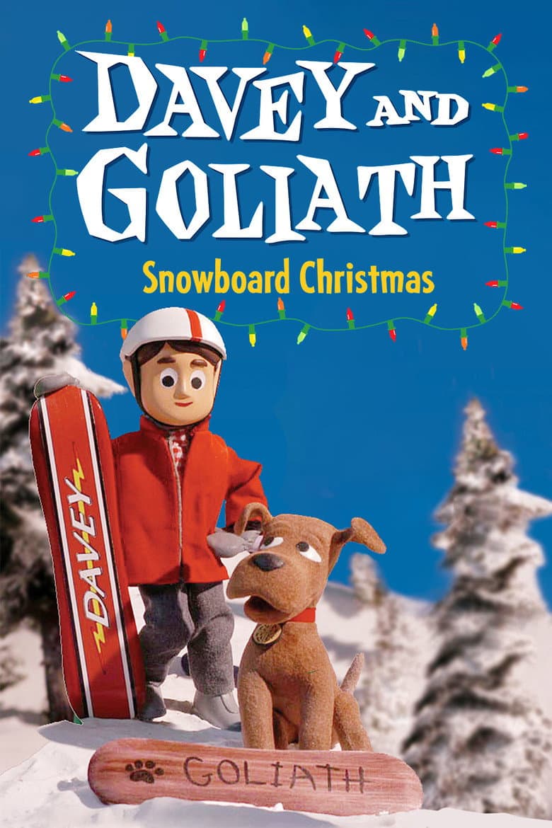 Davey and Goliath's Snowboard Christmas poster