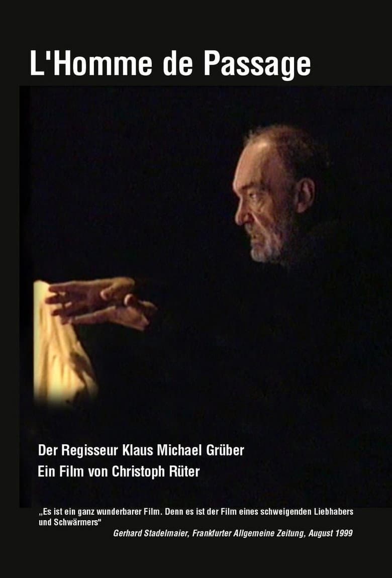 L 'Homme de Passage - Der Regisseur Klaus Michael Grüber poster