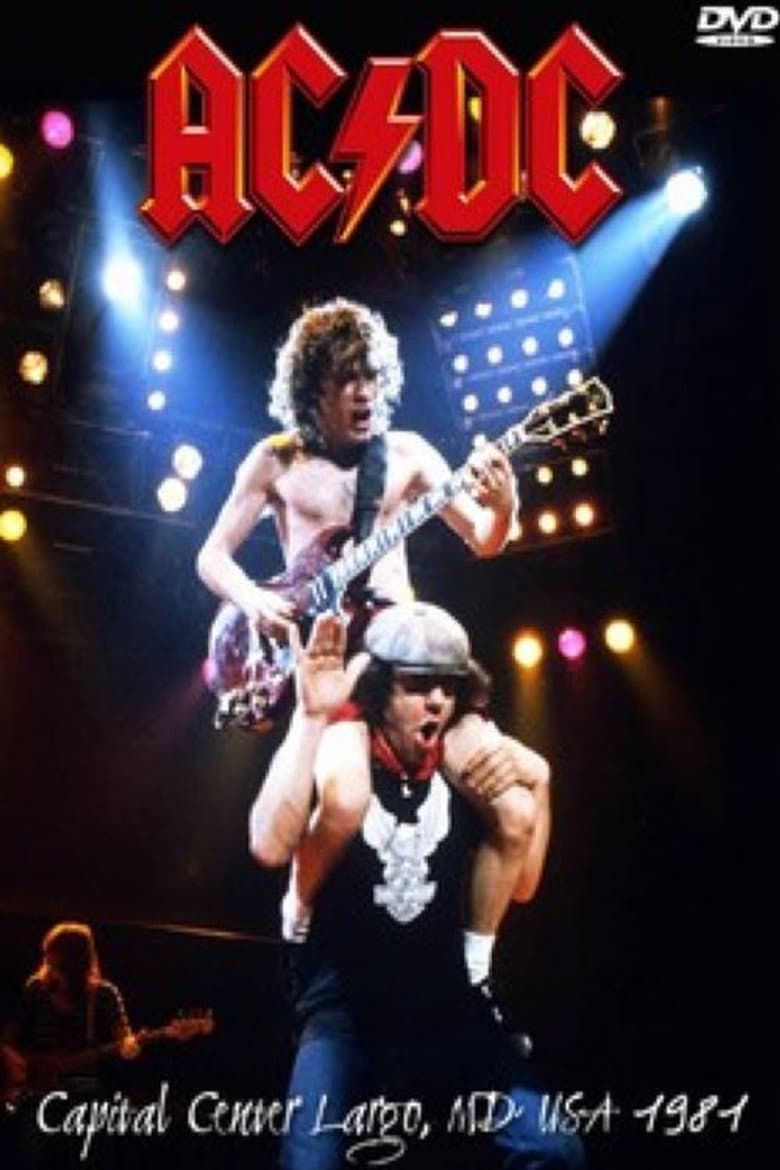 AC/DC - Capital Center, Landover, MD, USA, December 1981 poster