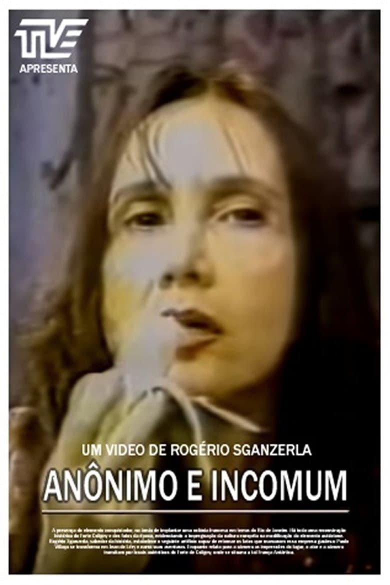 Anônimo e incomum poster