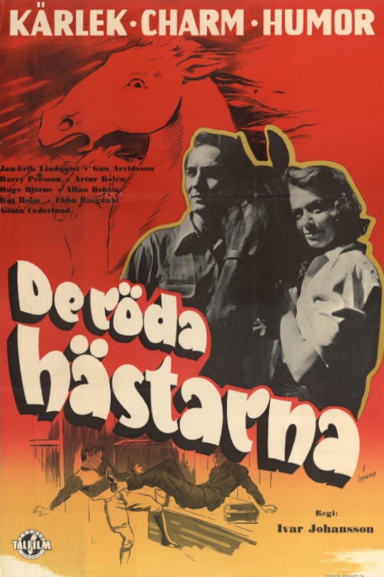 De röda hästarna poster