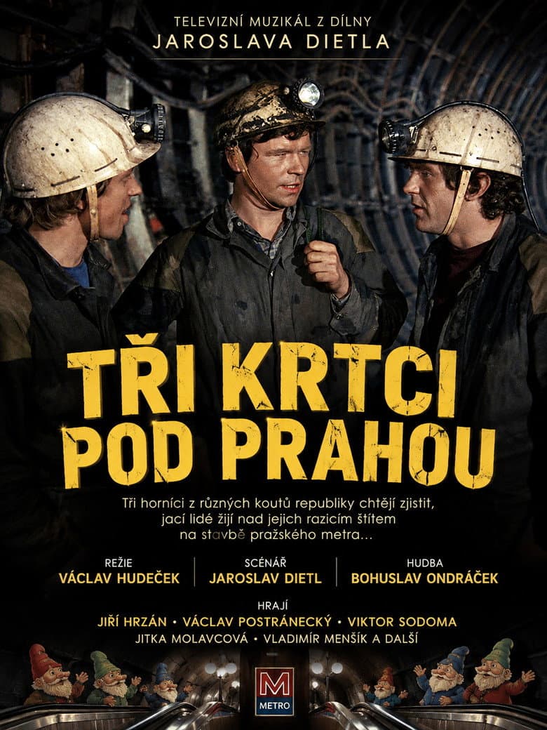 Tři krtci pod Prahou poster