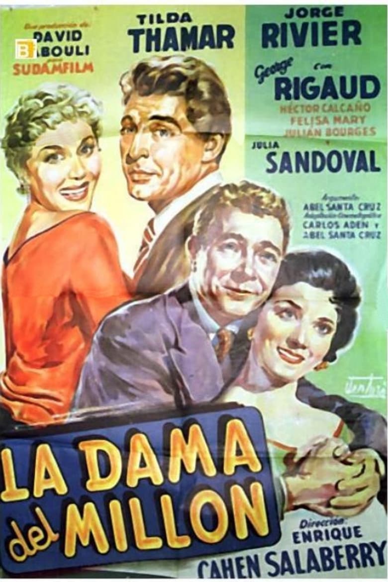La dama del millón poster