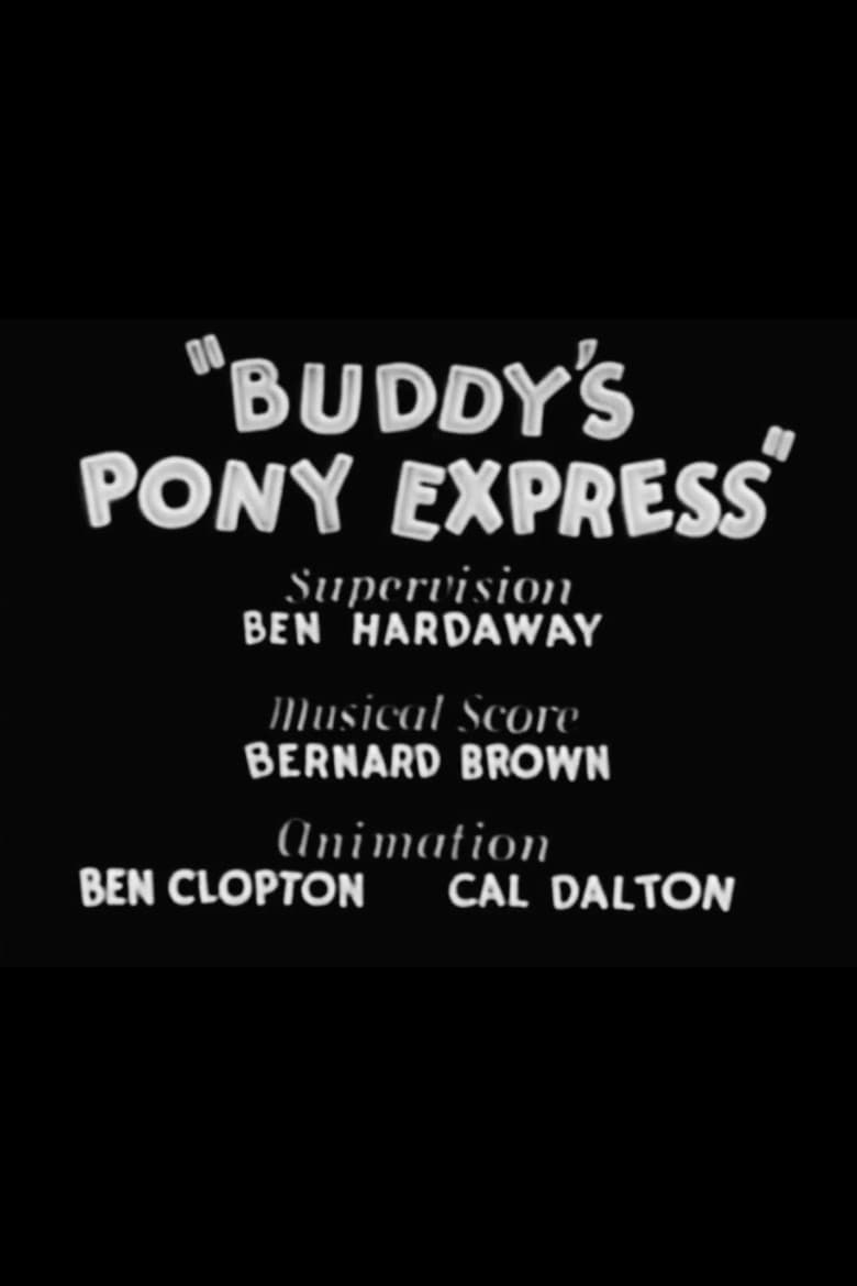 Buddy's Pony Express poster