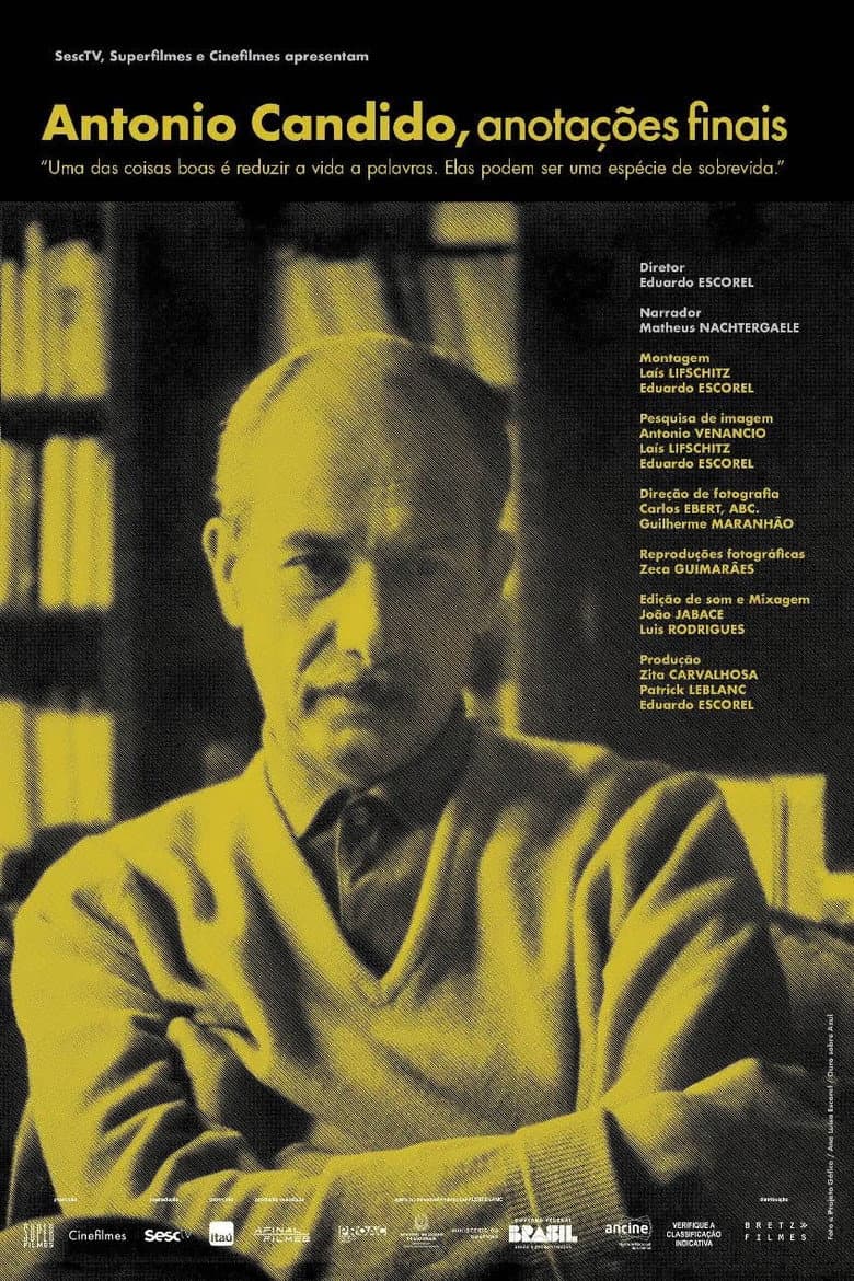 Antonio Candido, Final Notes poster