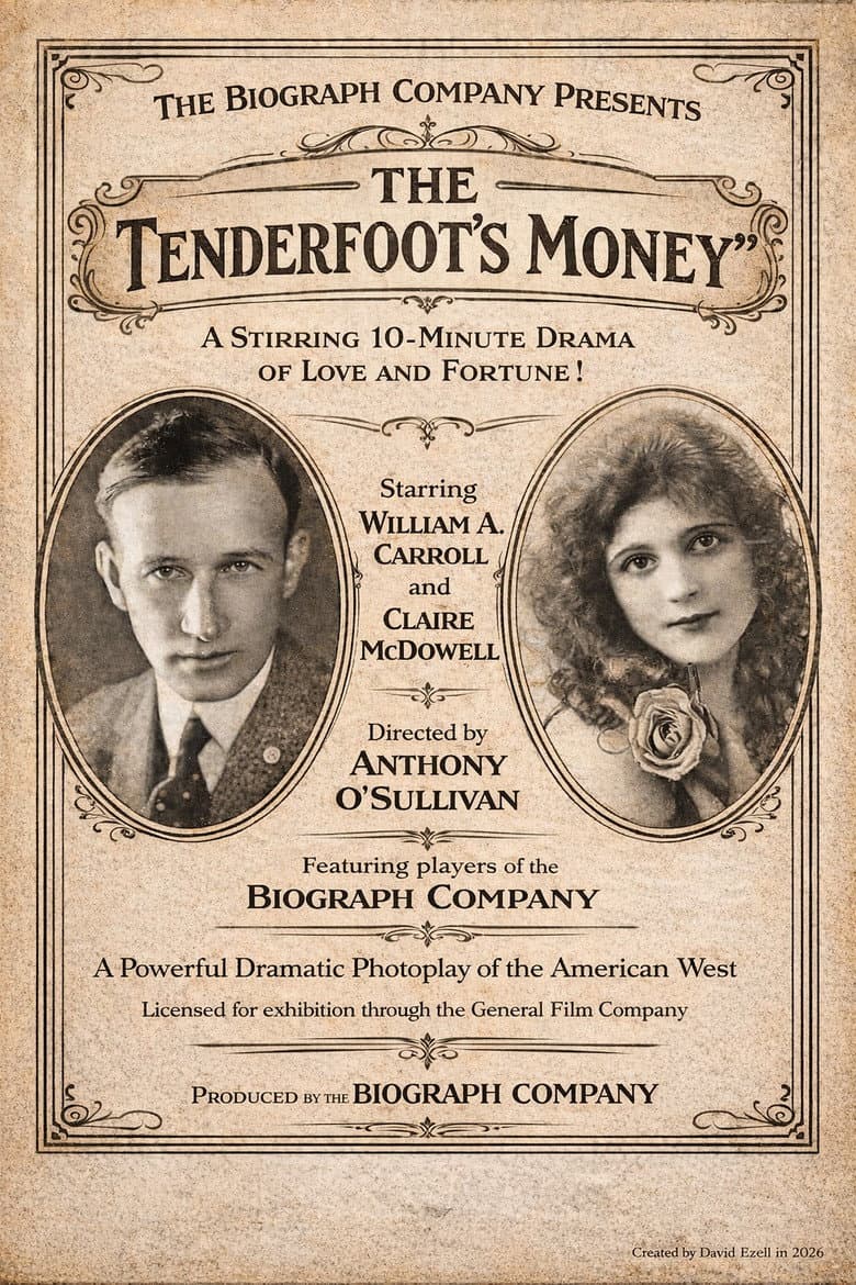 The Tenderfoot's Money poster
