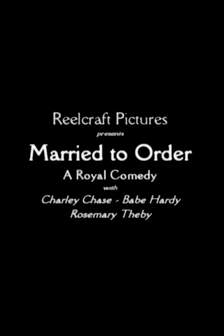 Married to Order poster