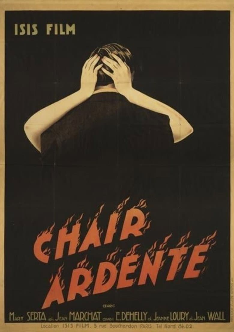 Burning chair poster