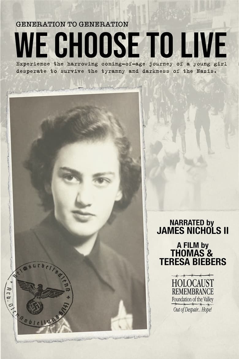 Generation to Generation: We Choose to Live poster