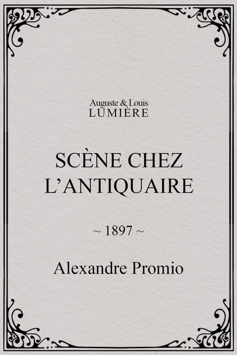 Scène chez l’antiquaire poster