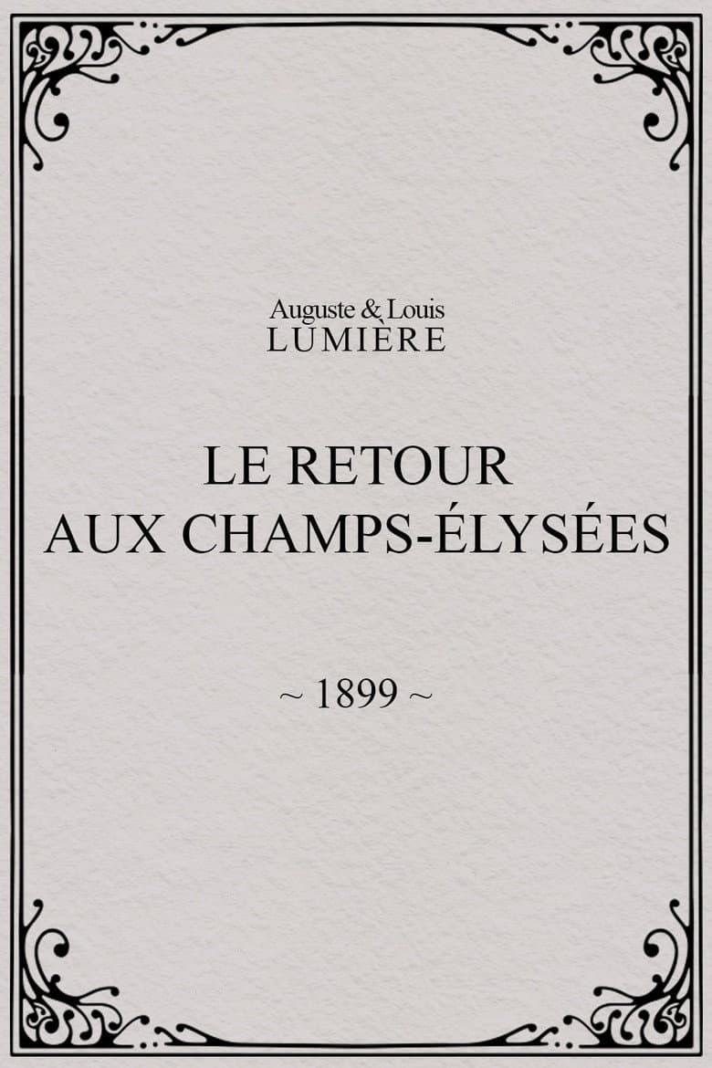 The Return to Champs-Élysées poster