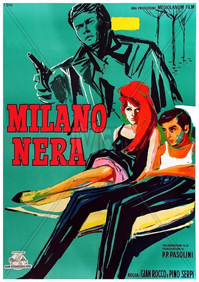 Milano nera poster